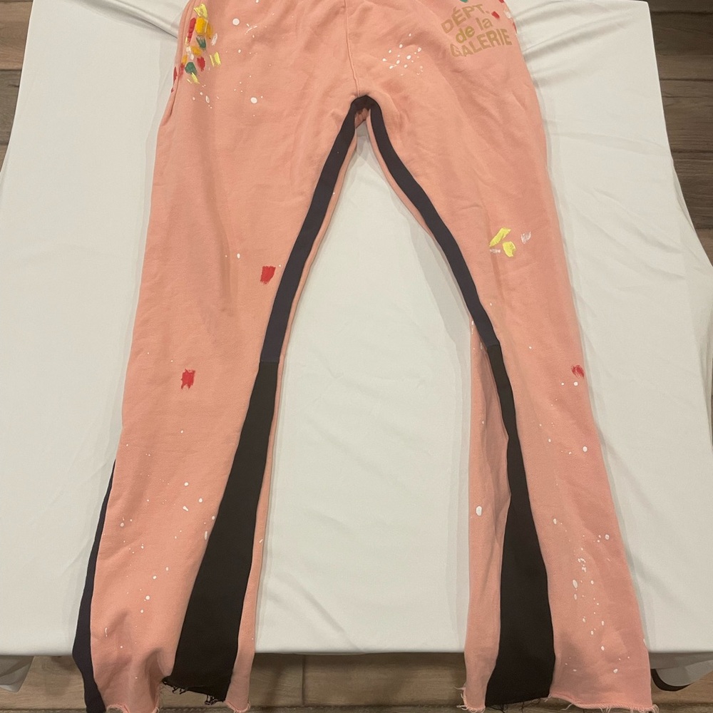 Gallery Dept Pink Leggings with Black Inner Panels